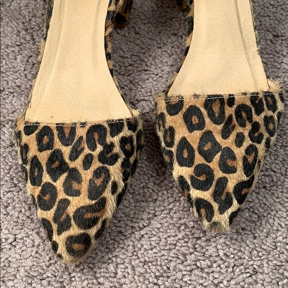 VTG inspired calf hair leopard print heels! - Picture 3 of 12